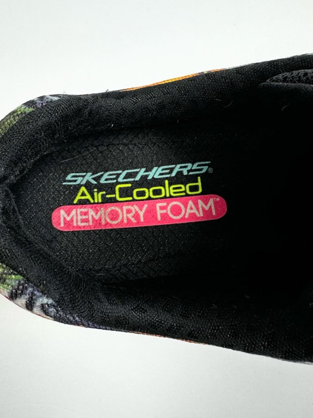 Skechers Floral Air-Cooled Memory Foam Sneaker Shoes Lite Weight Women's Size 8 - Picture 12 of 16
